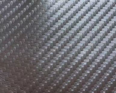 Carbon fiber pattern silicone leather