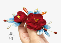 Handmade floral headdress - The Composition of Silicone Leather - Z.S.R.