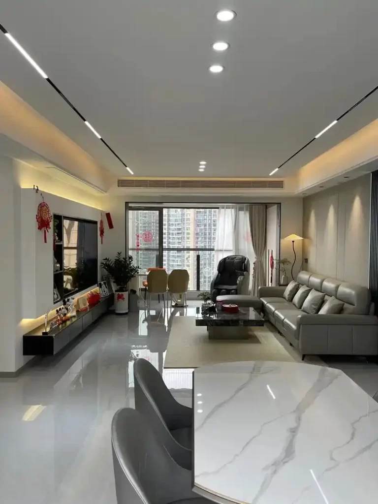 Simple modern style living room - The Composition of Silicone Leather - Z.S.R.