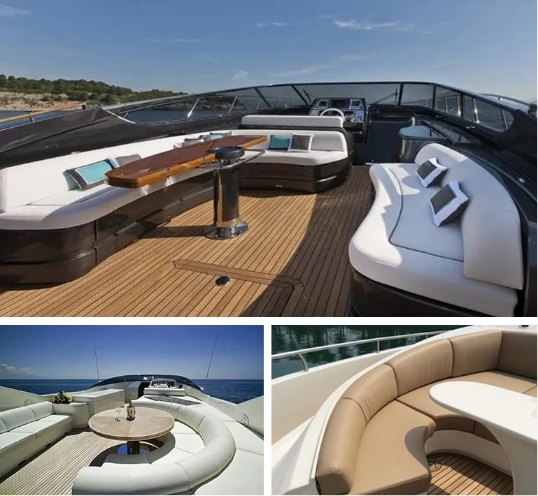 silicone leather Yachts and Boats interior and - Custom Silicone Leathers - Z.S.R.