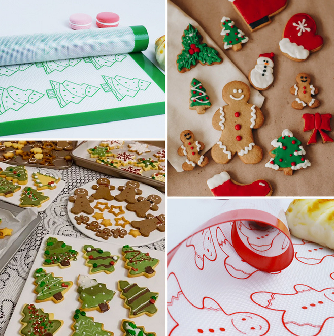 Christmas silicone baking mats Manufacturer - Custom Christmas Silicone Baking Mats - Z.S.R.