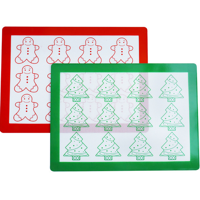 Christmas silicone baking mats Molding factory - Custom Christmas Silicone Baking Mats - Z.S.R.