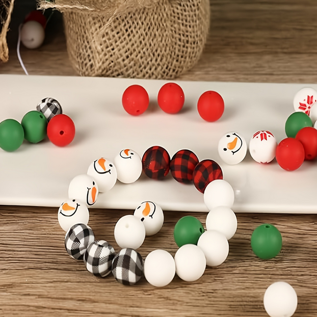 Christmas silicone beads Manufacturer - Custom Christmas silicone Beads - Z.S.R.