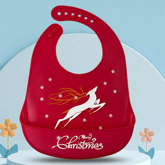Custom Christmas Silicone Bibs 136 Christmas silicone bibs Manufacturer - Custom Christmas Silicone Bibs - Z.S.R.