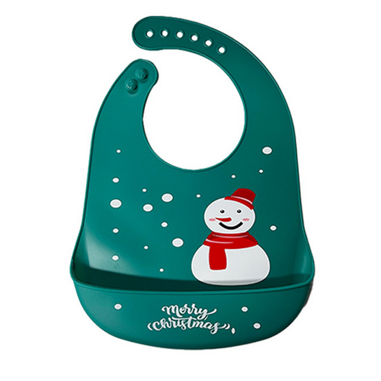 Custom Christmas Silicone Bibs 142 Christmas silicone bibs Molding factory - Custom Christmas Silicone Bibs - Z.S.R.