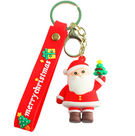 Christmas silicone keychains Manufacturer - Custom Christmas Silicone Keychains - Z.S.R.
