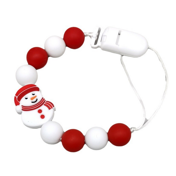 Christmas silicone pacifier chains Supplier - Custom Christmas Silicone Pacifier Chains - Z.S.R.