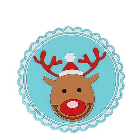 Custom Christmas silicone coasters - Custom Christmas Silicone Coasters - Z.S.R.