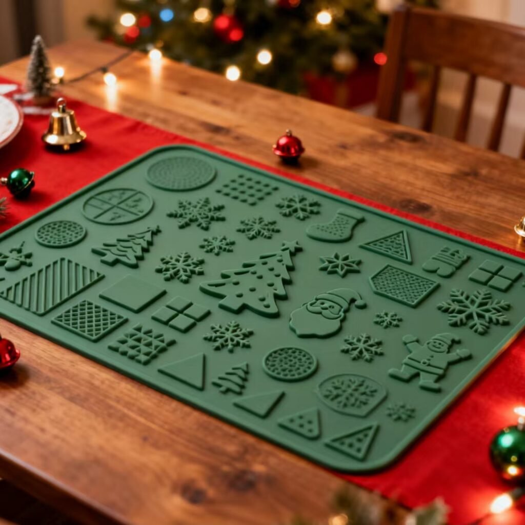 Custom Christmas silicone lick mats - Custom Christmas Silicone Lick Mats - Z.S.R.
