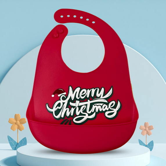 Customized Christmas silicone bibs - Custom Christmas Silicone Bibs - Z.S.R.