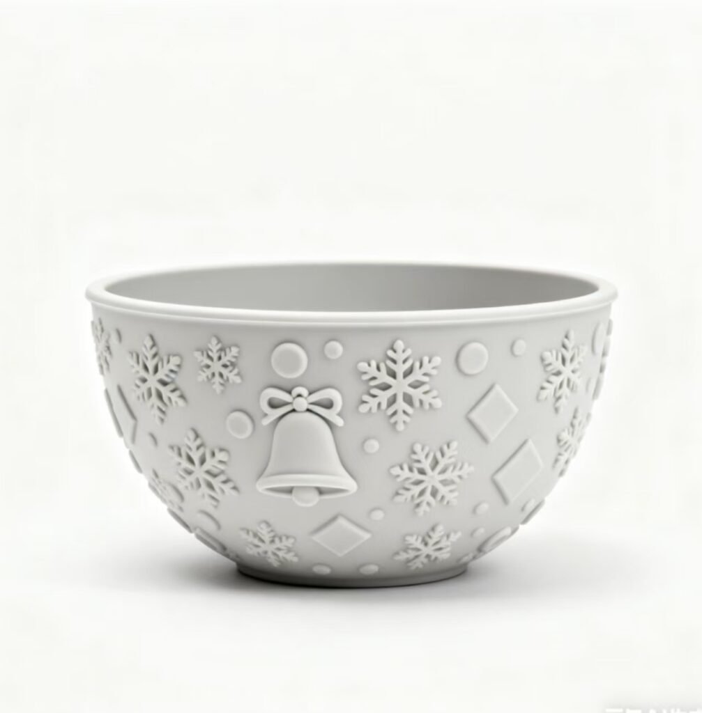 Customized Christmas silicone bowls - Custom Christmas Silicone Bowls - Z.S.R.