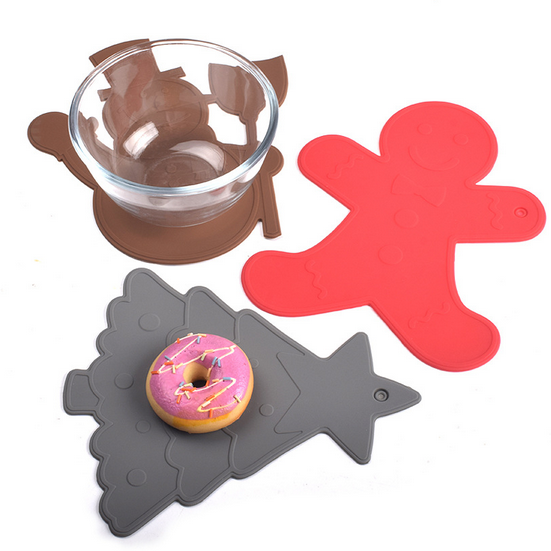 Customized Christmas silicone coasters - Custom Christmas Silicone Coasters - Z.S.R.