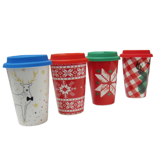 Customized Christmas silicone cups - Custom Christmas Silicone Cup - Z.S.R.