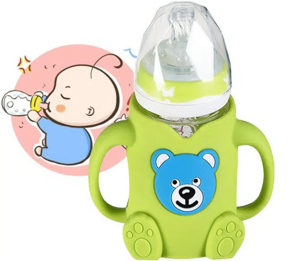 Custom silicone baby bottle sleeve manufacturer