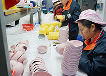 QC silicone baby bowl