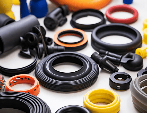 Rubber melting point and thermal degradation temperature