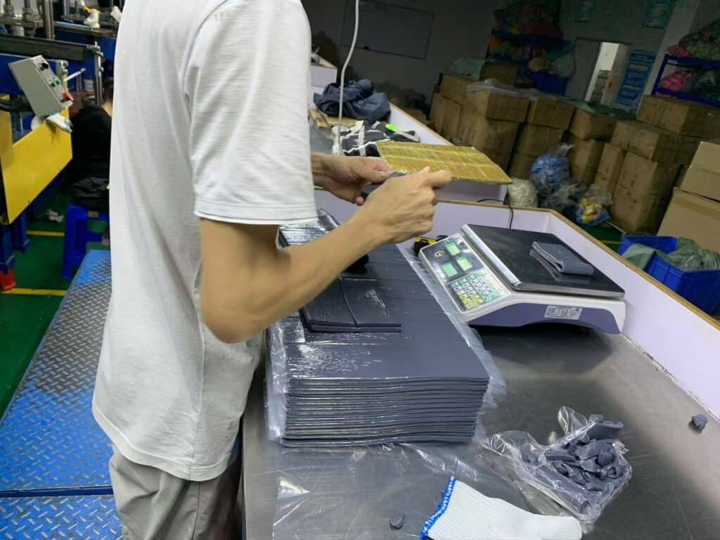 Weight the silicone air pots material