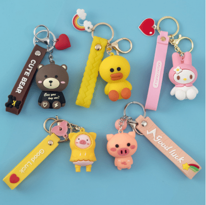Silicone Keychain different shape - Silicone Keychains - Z.S.R.
