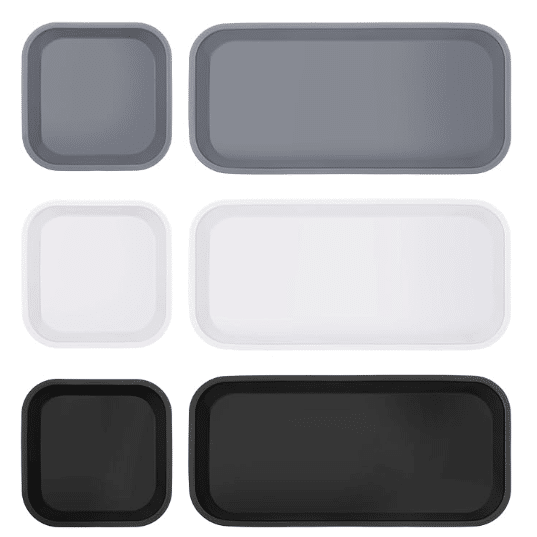 Custom Silicone Bathroom Counter Origanizer Tray - Silicone Trays - Z.S.R.