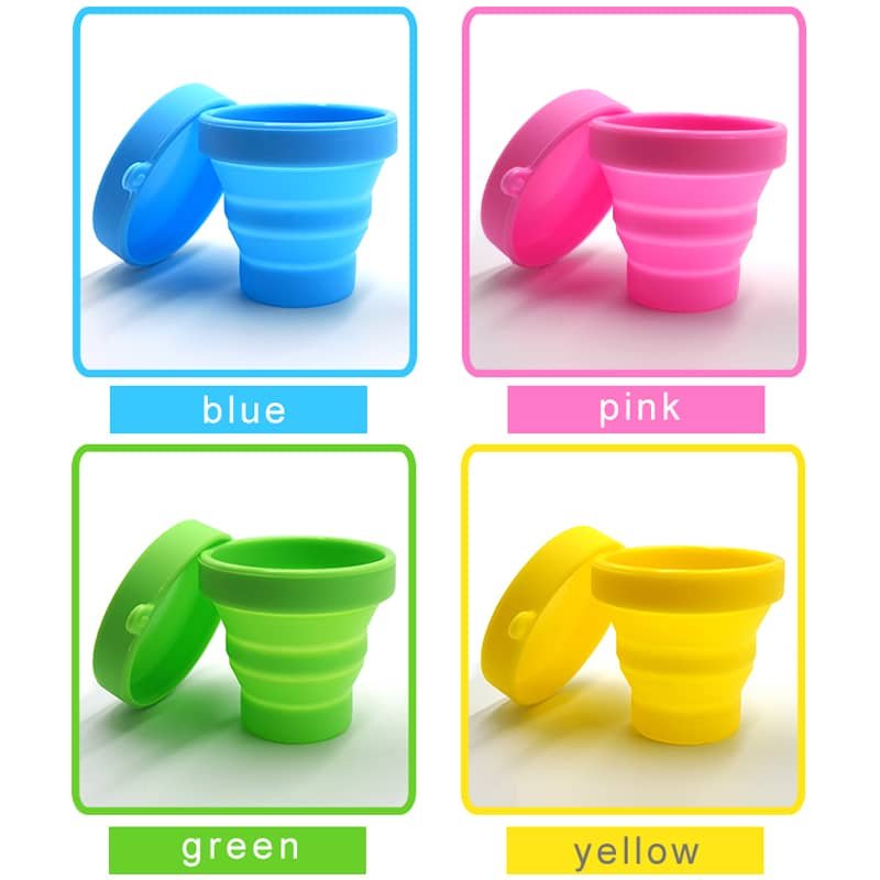 Custom Silicone Foldable cup - silicone cups - Z.S.R.