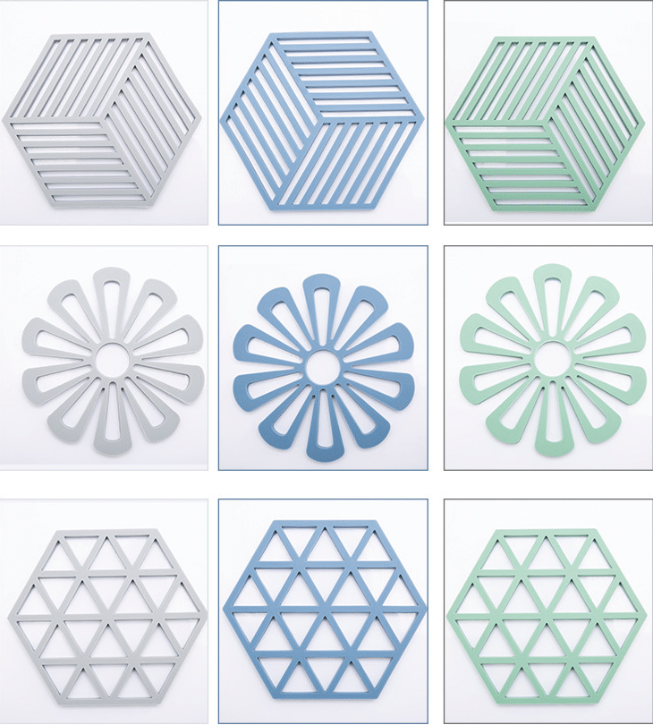 Custom hollow silicone coaster - Silicone Coasters - Z.S.R.