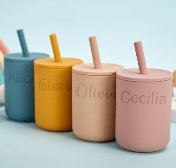 Laser Engraving Logo Silicone cups - silicone cups - Z.S.R.