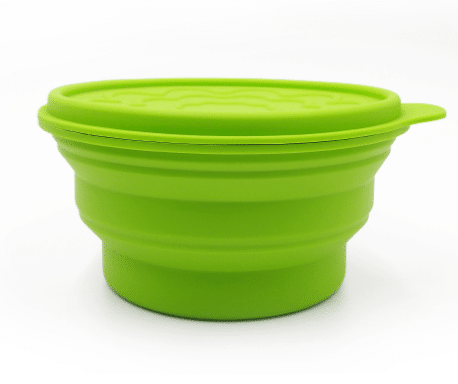 Laser Engraving Logo silicone bowl Debossed logo - Silicone Bowls - Z.S.R.