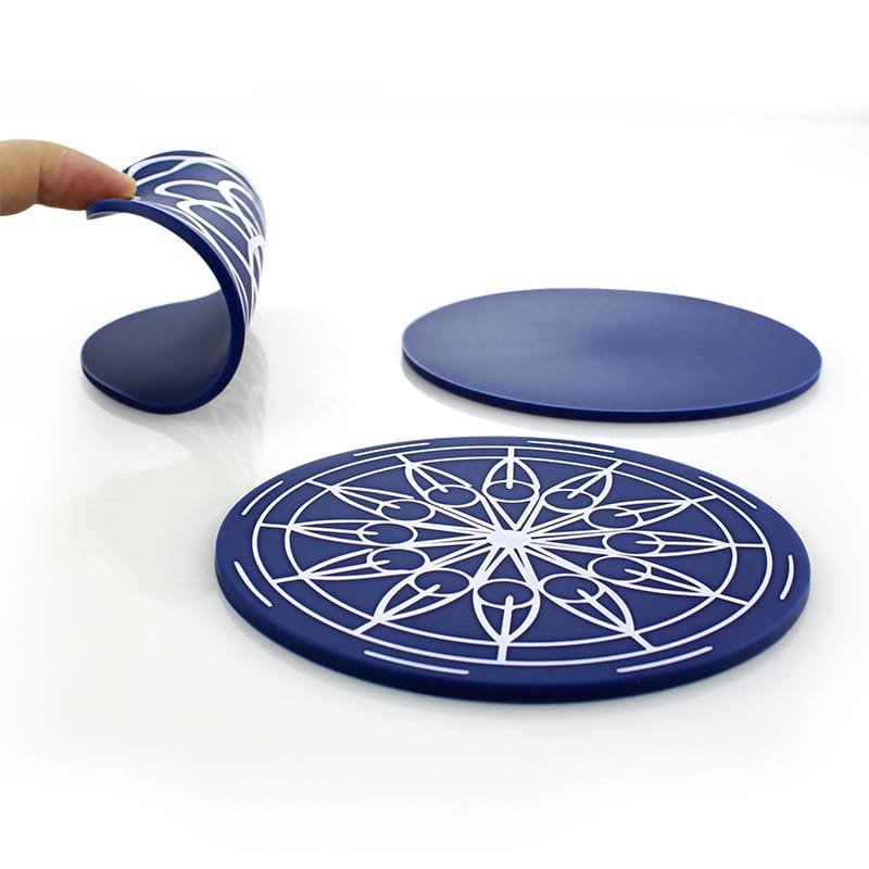 silicone coaster Screen printing - Silicone Coasters - Z.S.R.