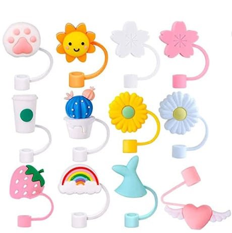 Silicone Straw Cover multi colors Supplies - Silicone Covers - Z.S.R.