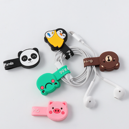 Custom multi color Silicone Cable Organizers - Silicone Organizers - Z.S.R.