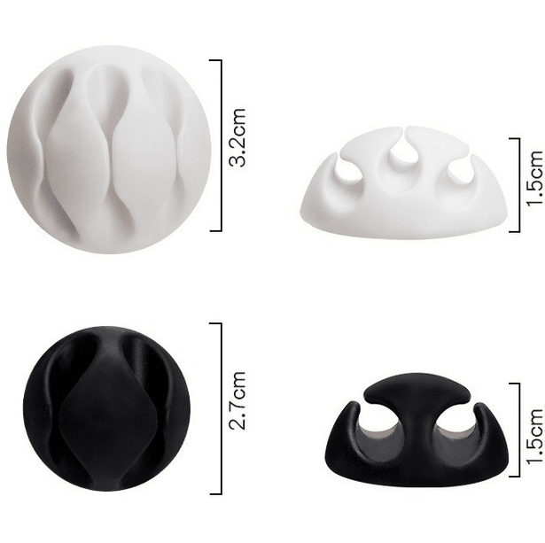 Silicone multi cable desk organizers Molded factory - Molded Silicone Products - Z.S.R.