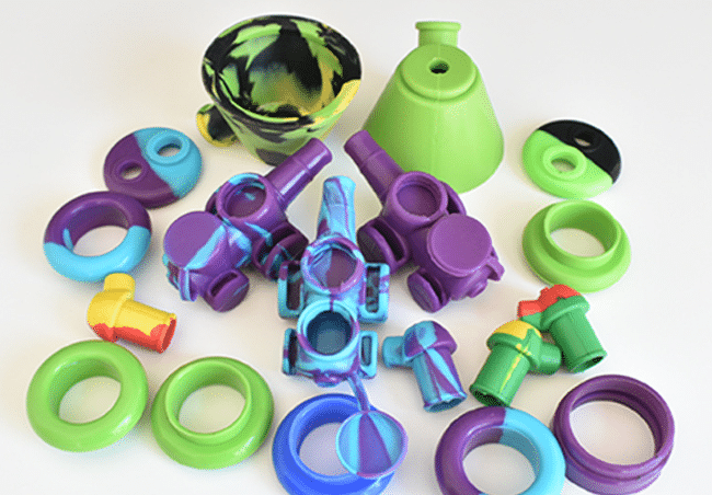 Custom Silicone parts marble color - Custom Silicone Parts - Z.S.R.