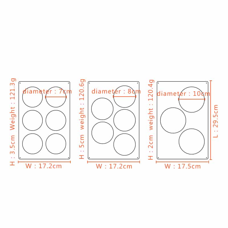 Different size silicone mold - Silicone Kitchen Utensils - Z.S.R.