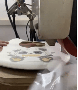 Heat Transfer printing silicone baby bibs - Silicone Mitts - Z.S.R.
