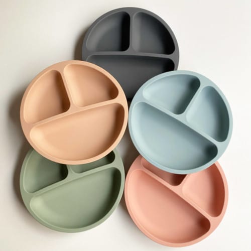 Silicone Divided Plates colors - Silicone Plates - Z.S.R.