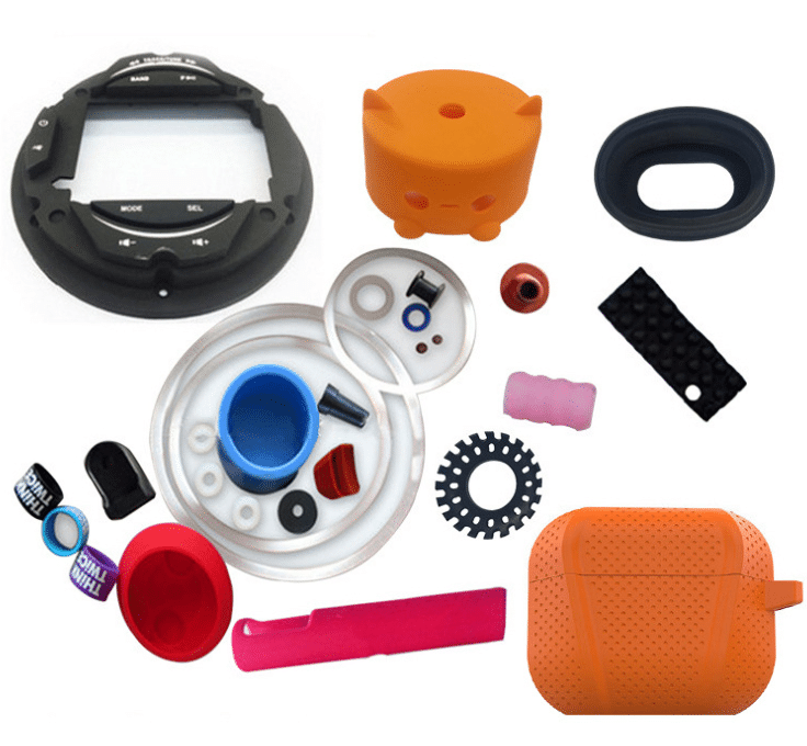 printed logo slilicone parts - Custom Silicone Parts - Z.S.R.