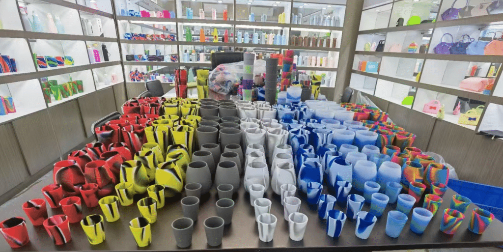 Post processing silicone cup - Custom Corrugated Folding Silicone Water Cup | Australian 2026 Project - Z.S.R.