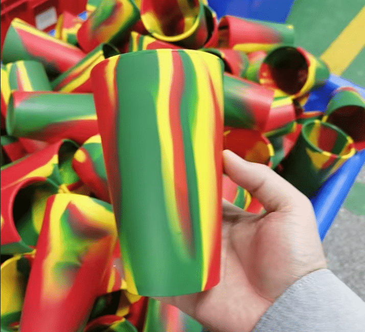 QC silicone cups - Custom Corrugated Folding Silicone Water Cup | Australian 2026 Project - Z.S.R.