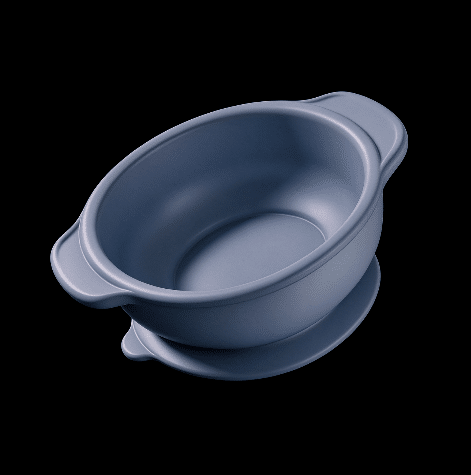 3D engineering drawing of silicone suction bowl