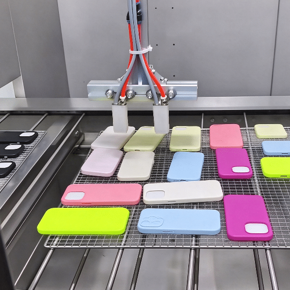 Silicone back cover protective case spray paint