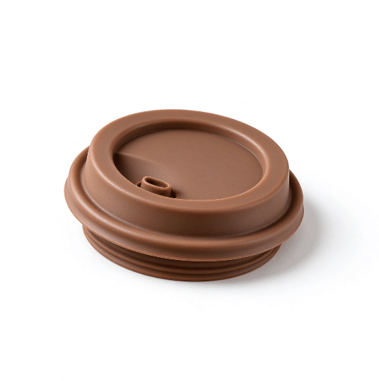 Silicone coffee cup lid finished product