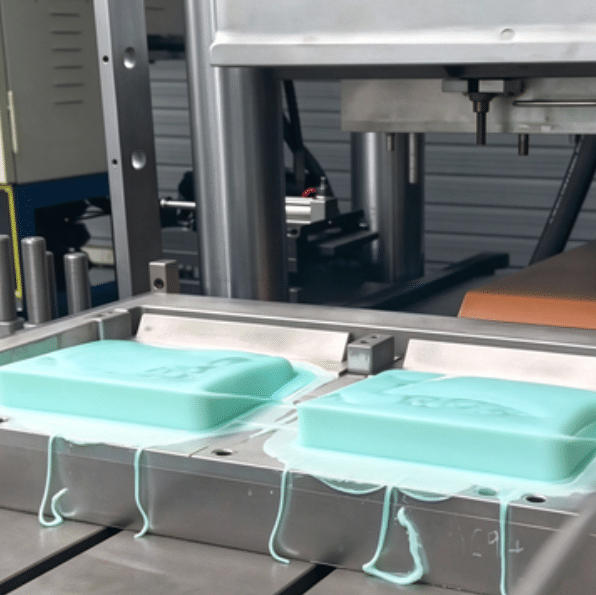 Silicone food packaging molding
