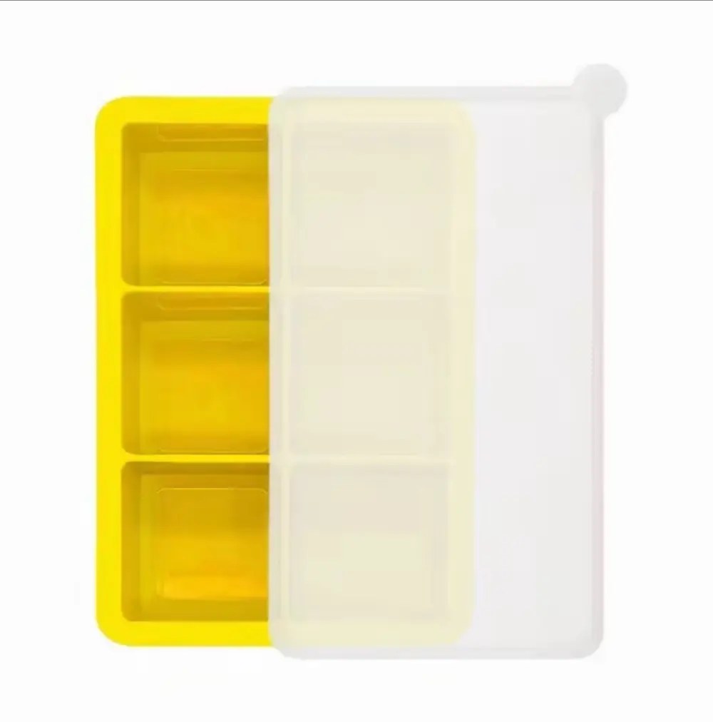 Silicone ice cube tray lid finished product